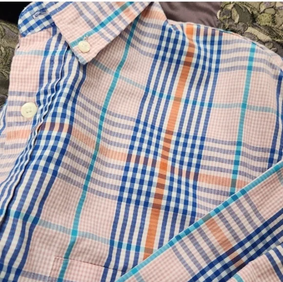 Men's Plaid Saddlebred Button Down Shirt - Picture 2 of 11